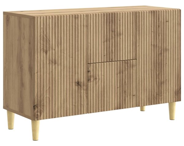VidaXL Széf Kézműves Tölgy 89 x 34,5 x 60 cm Szerelt Fa
