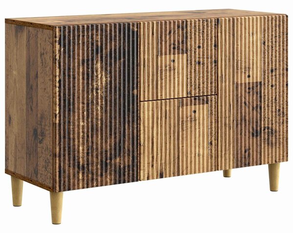 VidaXL Széf Antik Fa 89 x 34,5 x 60 cm Szerelt Fa