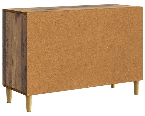 VidaXL Széf Antik Fa 89 x 34,5 x 60 cm Szerelt Fa