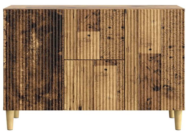 VidaXL Széf Antik Fa 89 x 34,5 x 60 cm Szerelt Fa