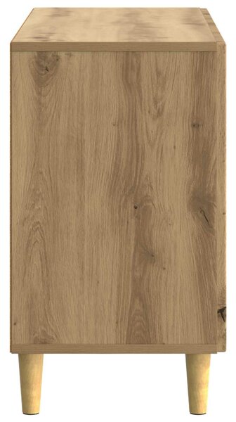 VidaXL Széf Kézműves Tölgy 89 x 34,5 x 60 cm Szerelt Fa