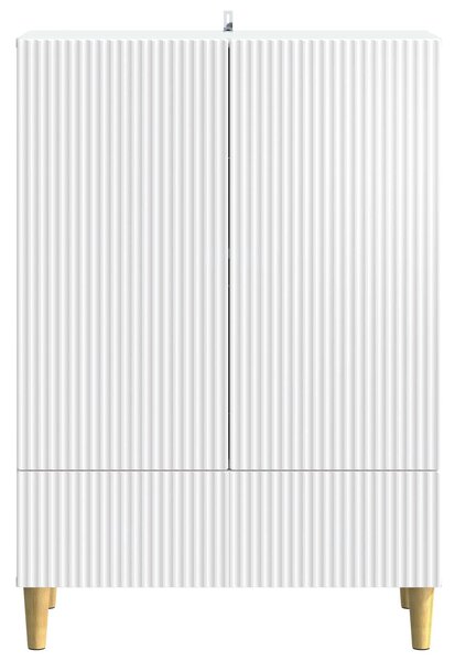 VidaXL Széf Fehér 66 x 34,5 x 95 cm Szerelt Fa