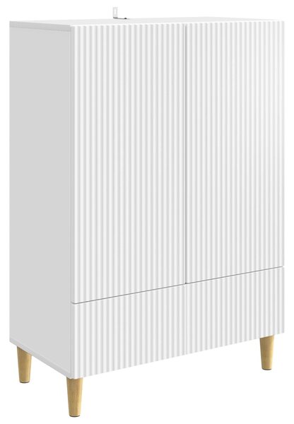 VidaXL Széf Fehér 66 x 34,5 x 95 cm Szerelt Fa