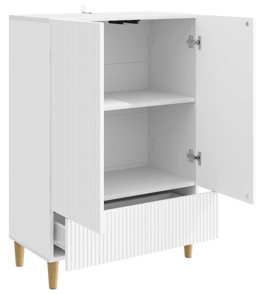 VidaXL Széf Fehér 66 x 34,5 x 95 cm Szerelt Fa