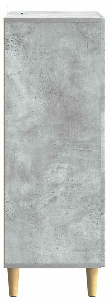 VidaXL Széf fiókkal Betonszürke 66 x 34,5 x 95 cm Szerelt Fa