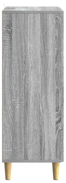 VidaXL Széf fiókkal Szürke Sonoma 66 x 34,5 x 95 cm Szerelt Fa