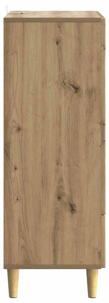 VidaXL Széf Kézműves Tölgy 66 x 34,5 x 95 cm Szerelt Fa