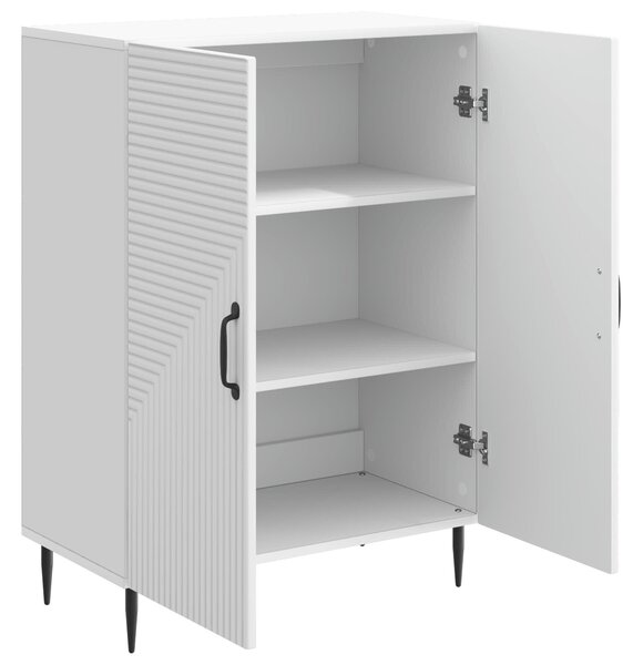 VidaXL Széf Fehér 66 x 34,5 x 89,5 cm Szerelt Fa