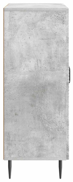 VidaXL Széf Betonszürke 66 x 34,5 x 89,5 cm Szerelt Fa