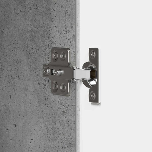 VidaXL Széf Betonszürke 66 x 34,5 x 90 cm Szerelt Fa