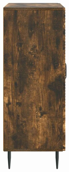 VidaXL Széf Füstös Tölgy 66 x 34,5 x 89,5 cm Szerelt Fa