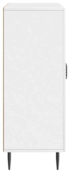 VidaXL Széf Magasfényű Fehér 66 x 34,5 x 89,5 cm Szerelt Fa