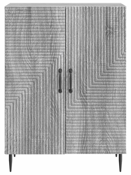 VidaXL Széf Szürke Sonoma 66 x 34,5 x 89,5 cm Szerelt Fa