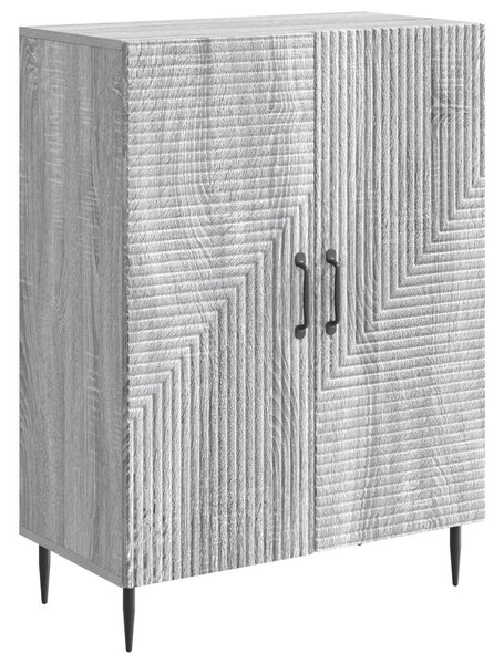 VidaXL Széf Szürke Sonoma 66 x 34,5 x 89,5 cm Szerelt Fa