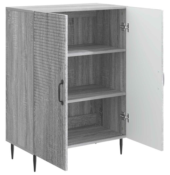 VidaXL Széf Szürke Sonoma 66 x 34,5 x 89,5 cm Szerelt Fa