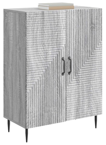 VidaXL Széf Szürke Sonoma 66 x 34,5 x 89,5 cm Szerelt Fa