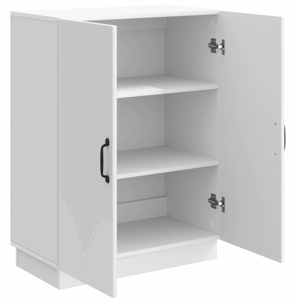 VidaXL Széf Fehér 66 x 34,5 x 87 cm Szerelt Fa