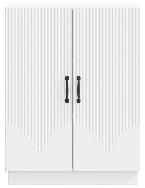 VidaXL Széf Fehér 66 x 34,5 x 87 cm Szerelt Fa