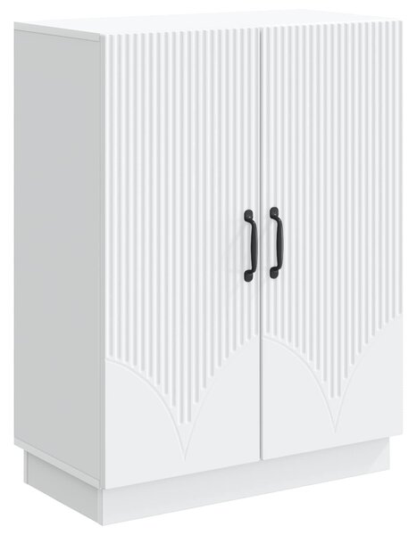 VidaXL Széf Fehér 66 x 34,5 x 87 cm Szerelt Fa