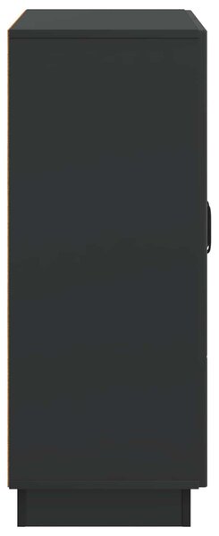 VidaXL Széf Fekete 66 x 34,5 x 87 cm Szerelt Fa