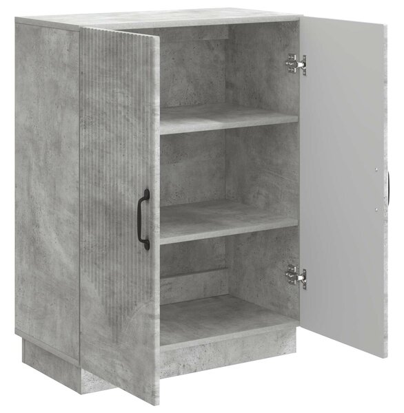 VidaXL Széf Betonszürke 66 x 34,5 x 87 cm Szerelt Fa