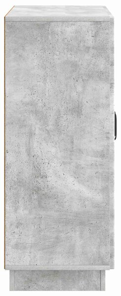 VidaXL Széf Betonszürke 66 x 34,5 x 87 cm Szerelt Fa