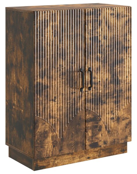 VidaXL Széf Füstös Tölgy 66 x 34,5 x 87 cm Szerelt Fa