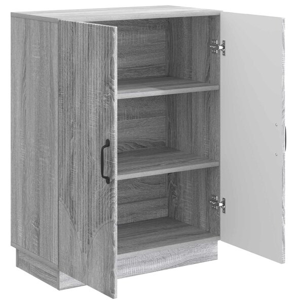 VidaXL Széf Szürke Sonoma 66 x 34,5 x 87 cm Szerelt Fa