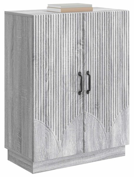 VidaXL Széf Szürke Sonoma 66 x 34,5 x 87 cm Szerelt Fa