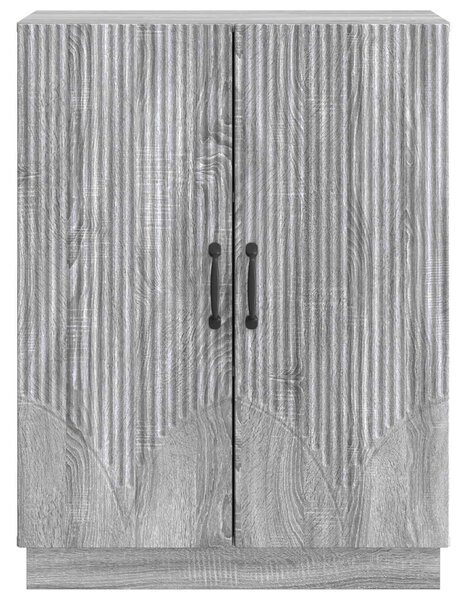 VidaXL Széf Szürke Sonoma 66 x 34,5 x 87 cm Szerelt Fa