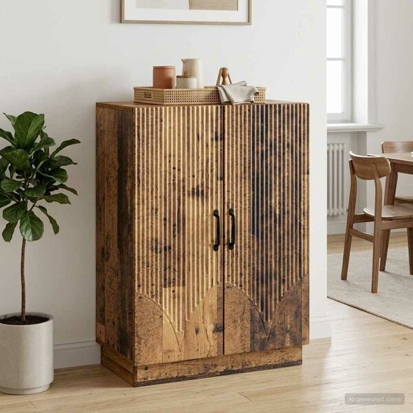 VidaXL Széf Antik Fa 66 x 34,5 x 87 cm Szerelt Fa