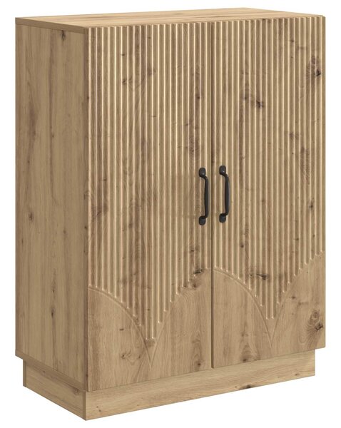VidaXL Széf Kézműves Tölgy 66 x 34,5 x 87 cm Szerelt Fa