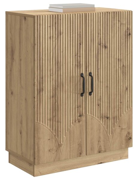 VidaXL Széf Kézműves Tölgy 66 x 34,5 x 87 cm Szerelt Fa