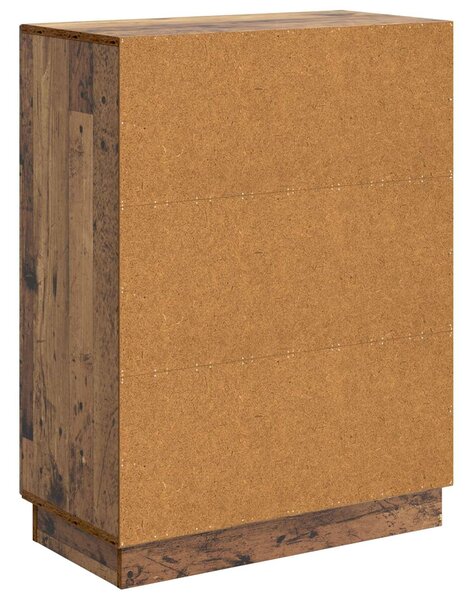 VidaXL Széf Antik Fa 66 x 34,5 x 87 cm Szerelt Fa