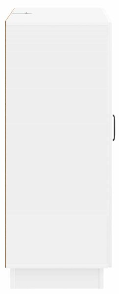 VidaXL Széf fiókkal Magasfényű Fehér 66 x 34,5 x 87 cm Szerelt Fa