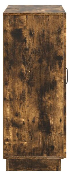 VidaXL Széf fiókkal Füstös Tölgy 66 x 34,5 x 87 cm Szerelt Fa