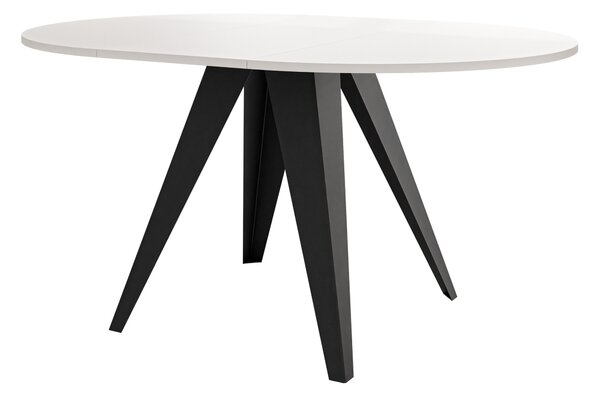 Asztal Oswego 175, 76cm, Fehér, Fekete