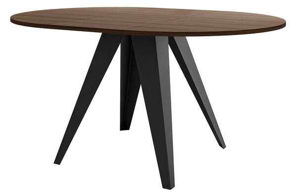 Asztal Oswego 175, 76cm, Fekete, Dió