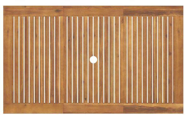 Akácfa Kerti Étkezőgarnitúra - 5 Fős - 150x90 cm