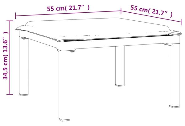 VidaXL 3 részes Kerti Ülőgarnitúra - Polyrattan - Fekete-Szürke