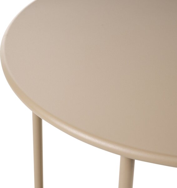 Bisztró asztal OVARO 50 cm 50 cm Fém Bézs