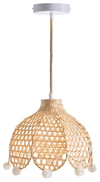 Függőlámpa MANYAME Rattan Természetes