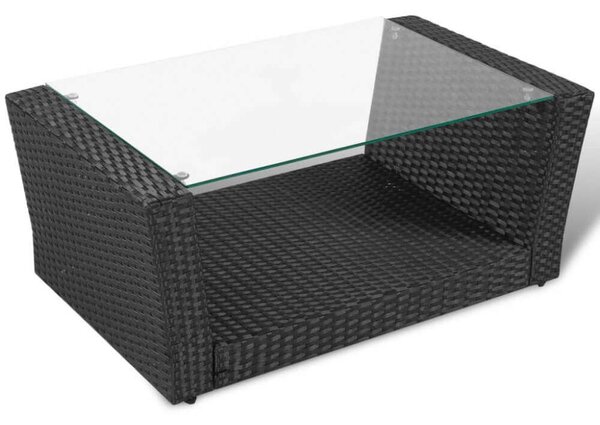 VidaXL Polyrattan Kerti Bútorszett - 4 részes