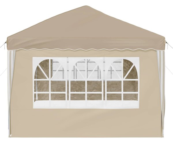 VidaXL Parti sátor 575 x 288 x 245 cm, Krémszínű