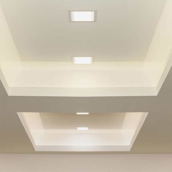 Beépíthető négyszög LED panel 12W ALU