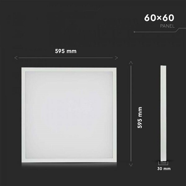 Falon kívüli LED panel 60x60cm 36W