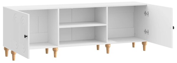 VidaXL Magasfényű fehér TV szekrény 150 x 31 x 50 cm Feldolgozott fa