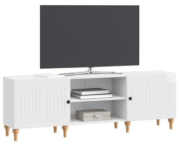 VidaXL Magasfényű fehér TV szekrény 150 x 31 x 50 cm Feldolgozott fa