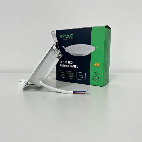 8+2db ingyenes 6W beépíthető kör LED panel