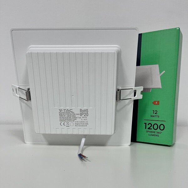 8+2db ingyenes 12W beépíthető négyszög LED panel